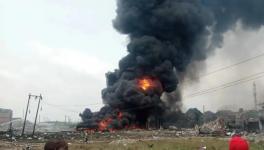 慘烈！卡車沖進(jìn)液化氣瓶堆引發(fā)爆炸！已致15人死亡！