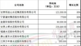 行業(yè)利潤(rùn)創(chuàng)歷史新高！各大水泥集團(tuán)2019年業(yè)績(jī)發(fā)布！