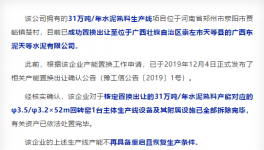 河南省兩條水泥熟料生產(chǎn)線不再具備恢復生產(chǎn)條件！