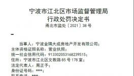 27.3萬(wàn)！金隅地產(chǎn)項(xiàng)目違反