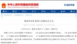 1.5億元起拍！又一儲(chǔ)量超億噸水泥用石灰?guī)r礦采礦權(quán)出讓！
