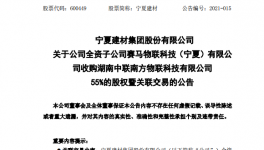 寧夏建材收購南方水泥下屬企業(yè)55%股權(quán)！